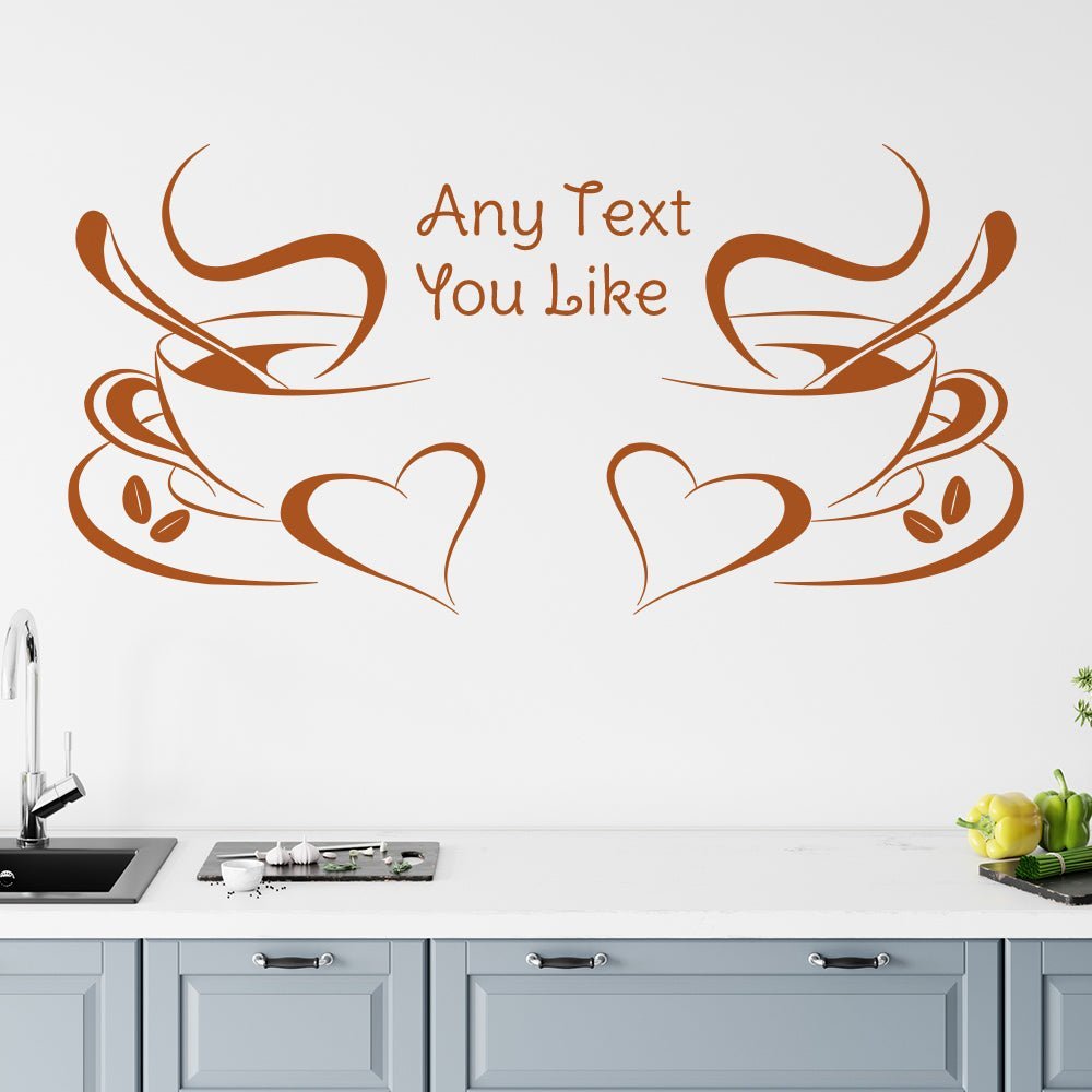 Morning Coffee Kitchen Wall Art Sticker image 0