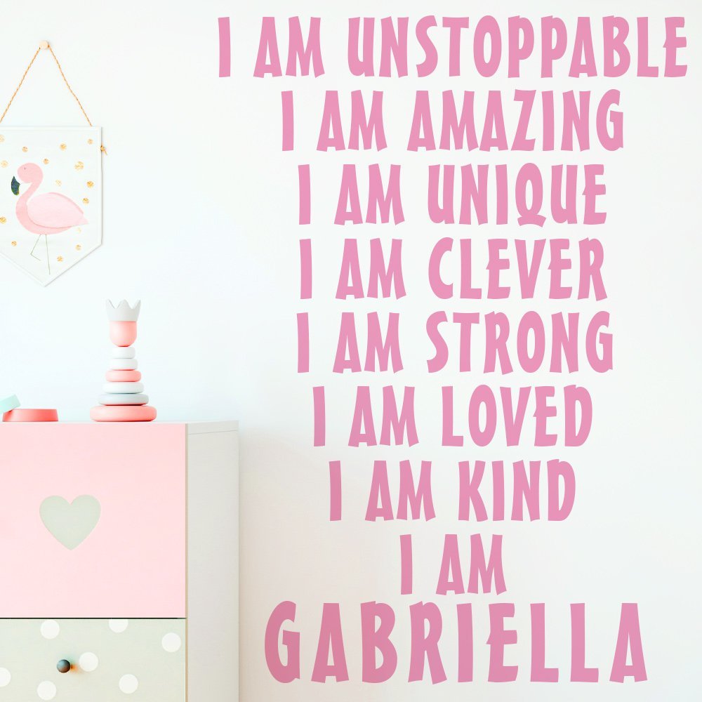 Positive Affirmation - Motivation - Kids Wall Art Sticker image 0