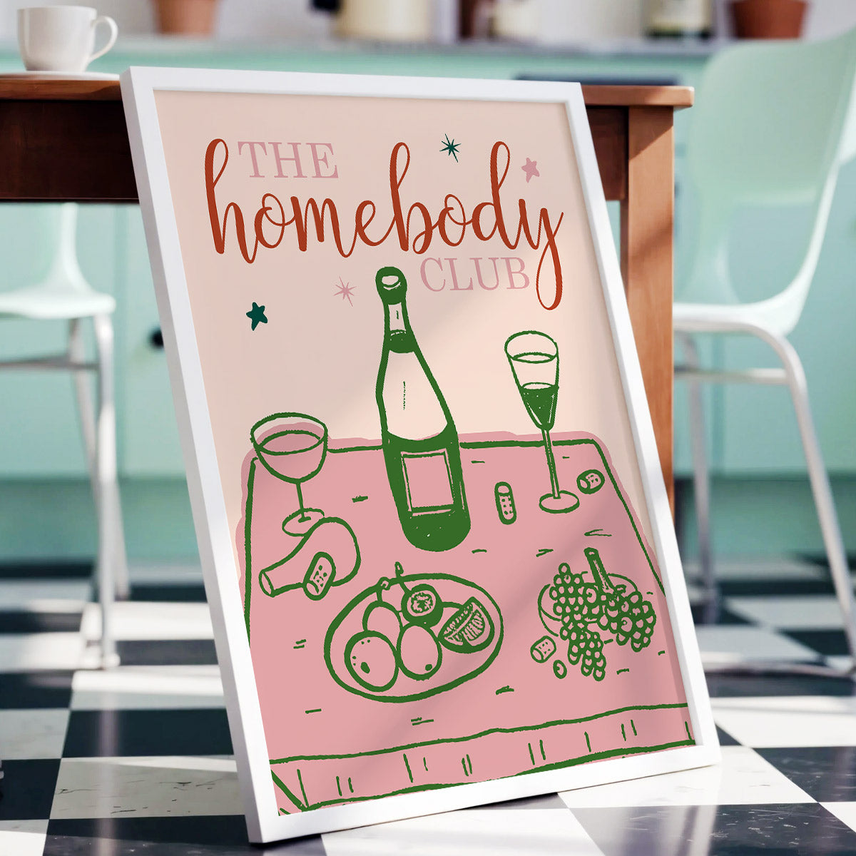 The Homebody Club - Hallway Wall Art Print