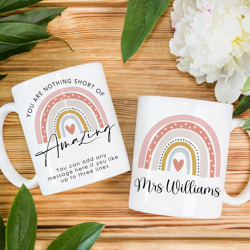 Personalised Teacher Mug – Nothing Short Of Amazing