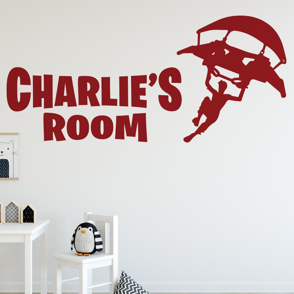 Personalised Fortnite Wall Sticker - Gaming Decal image 0
