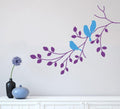 Three Birds on a Branch Wall Art Sticker image 0