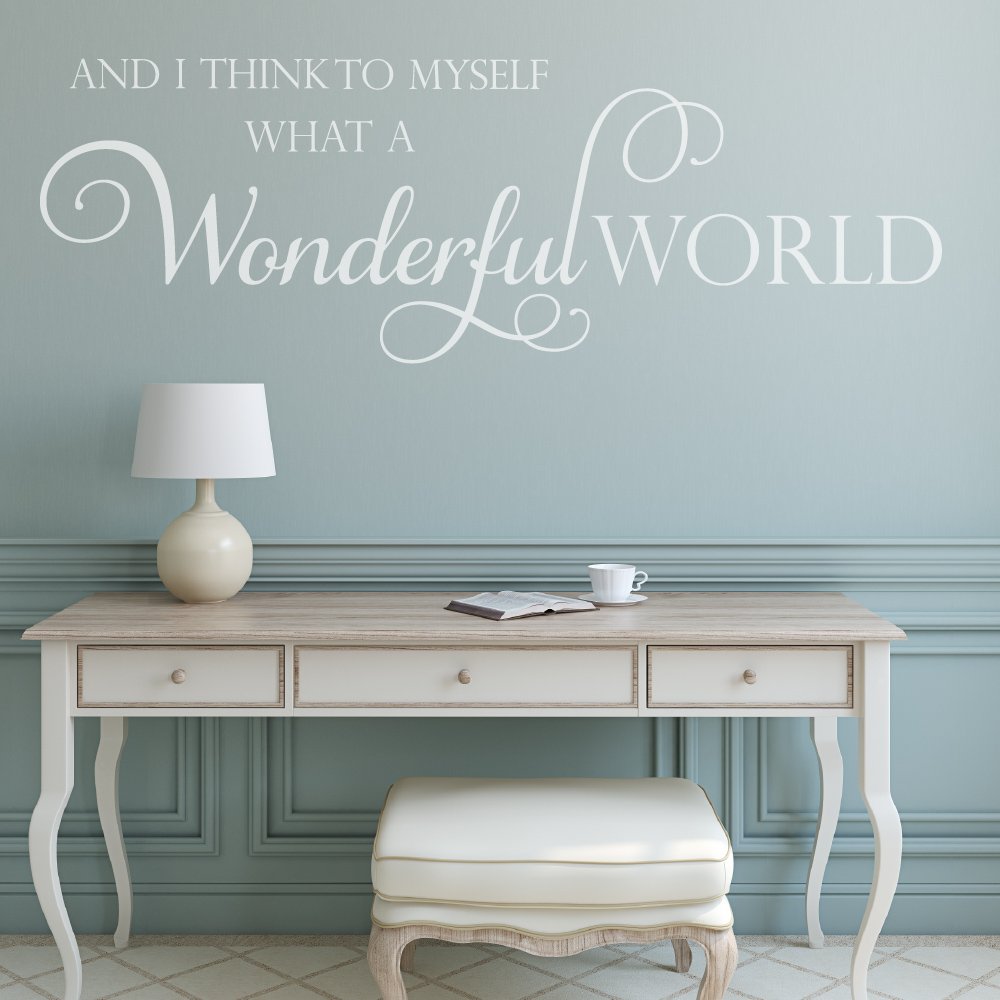 What A Wonderful World Wall Art Sticker image 2