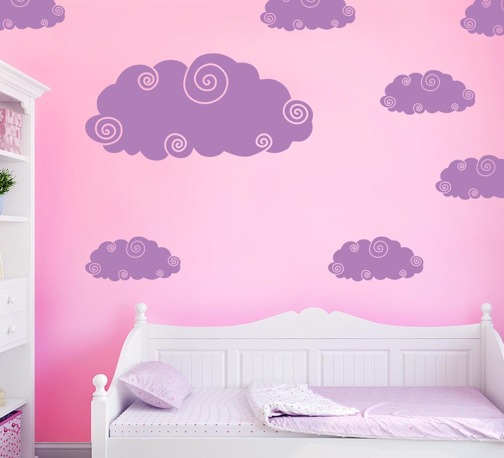 Cloud Wall Stickers Pack of 10 Clouds image 2