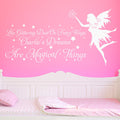 Fairy Wall Sticker Dreams Are Magical Things image 0