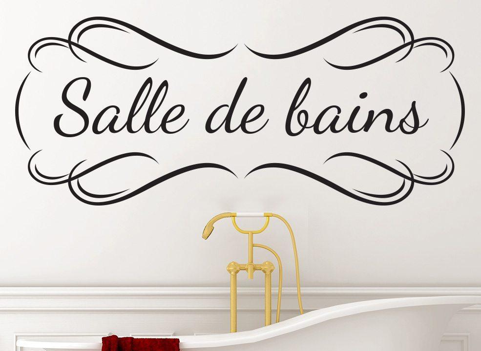 Salle de bains Bathroom Wall Art Sticker image 0