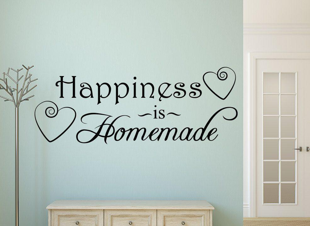 Happiness Is Homemade Wall Art Sticker image 0