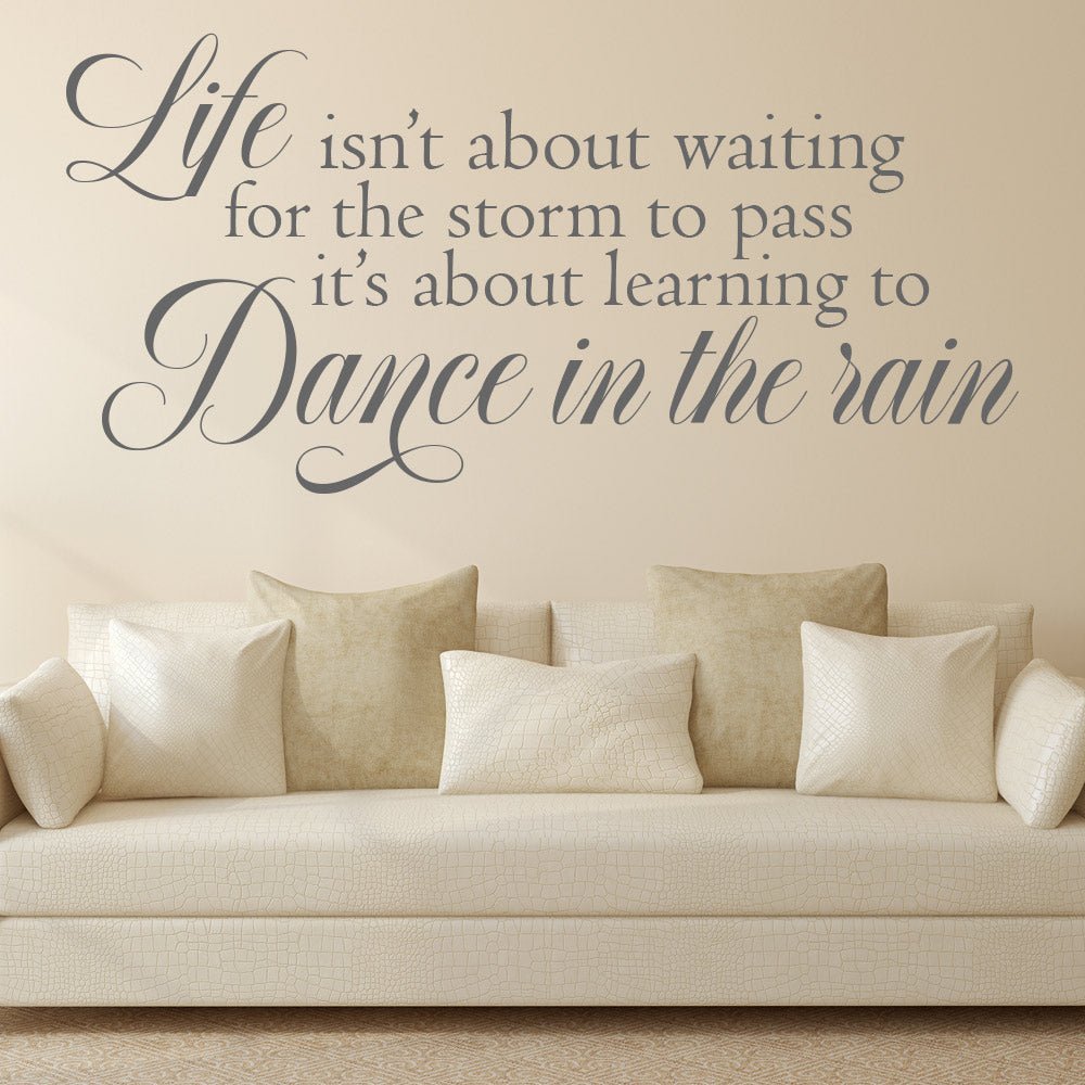 Dance In The Rain Wall Art Sticker image 0