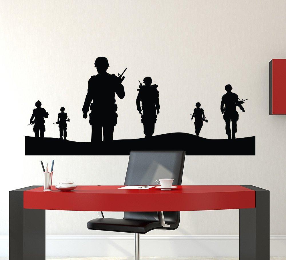 Army Men Wall Sticker Personalised image 2