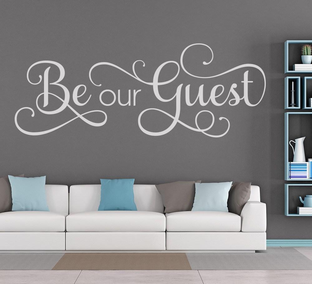 Be Our Guest Wall Art Sticker image 2