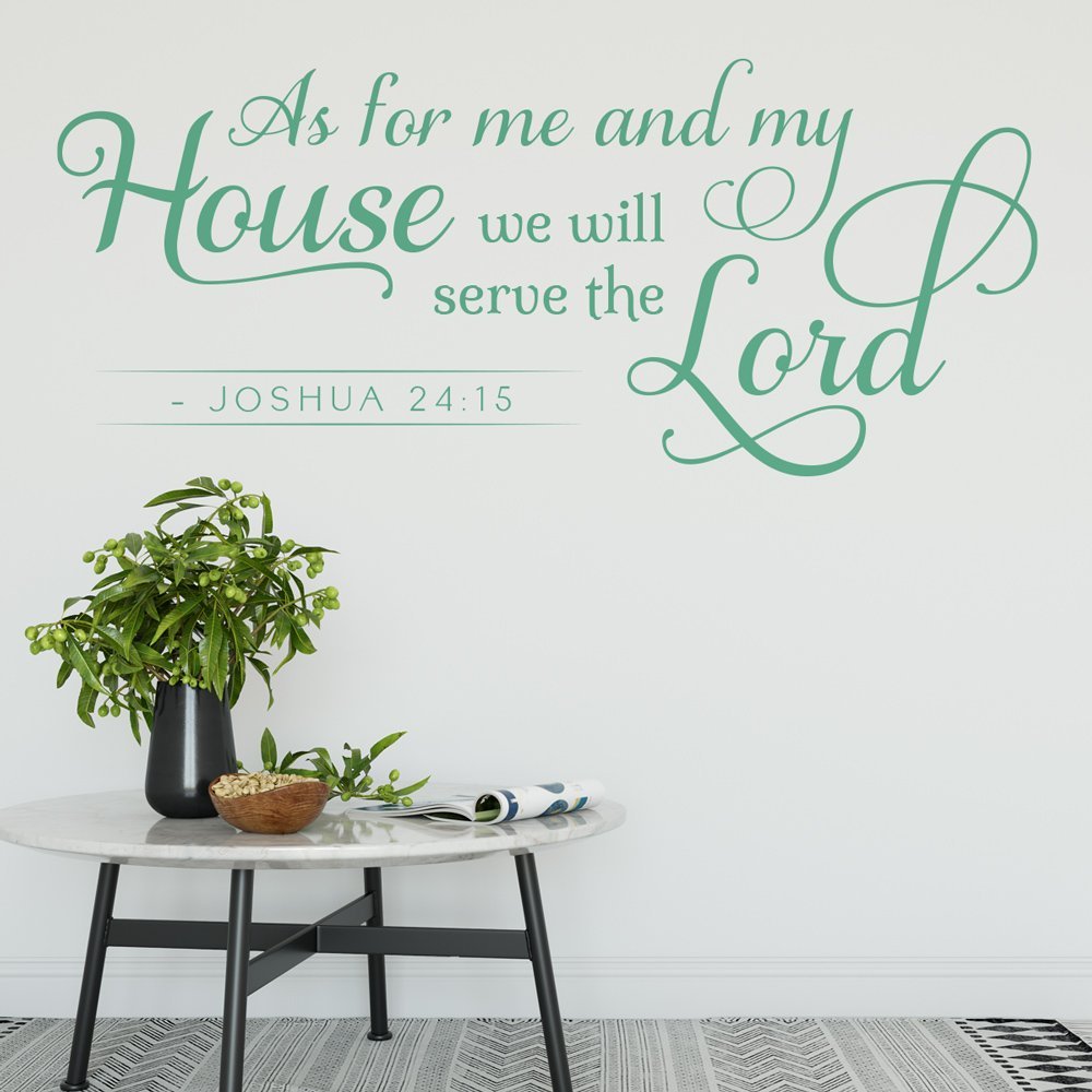 As For Me and My House Bible Wall Art Sticker image 2