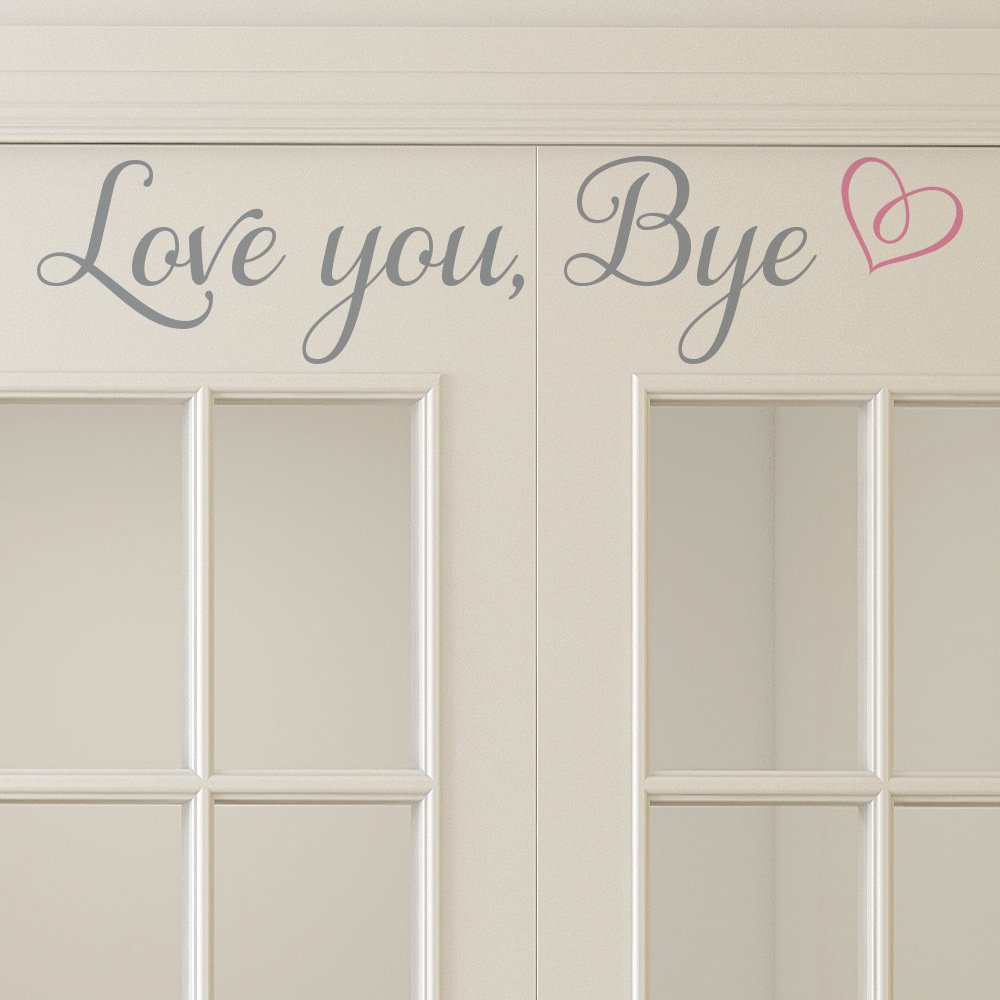 Love You, Bye Wall Sticker Sign image 1