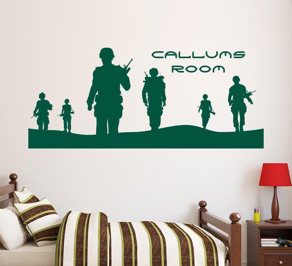 Army Men Wall Sticker Personalised image 1