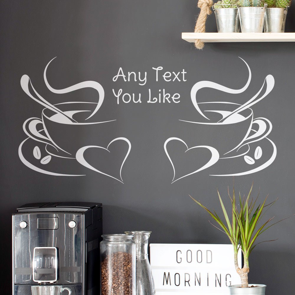 Morning Coffee Kitchen Wall Art Sticker image 1