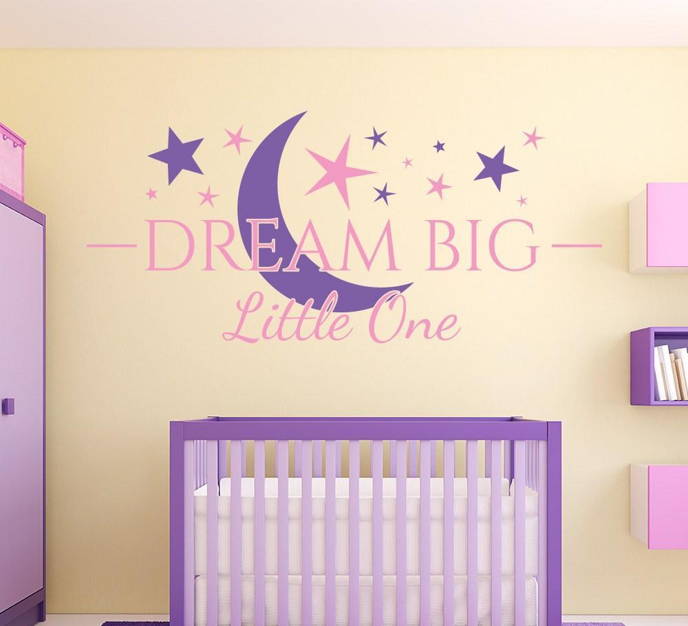 Dream Big Little One Wall Art Sticker image 2