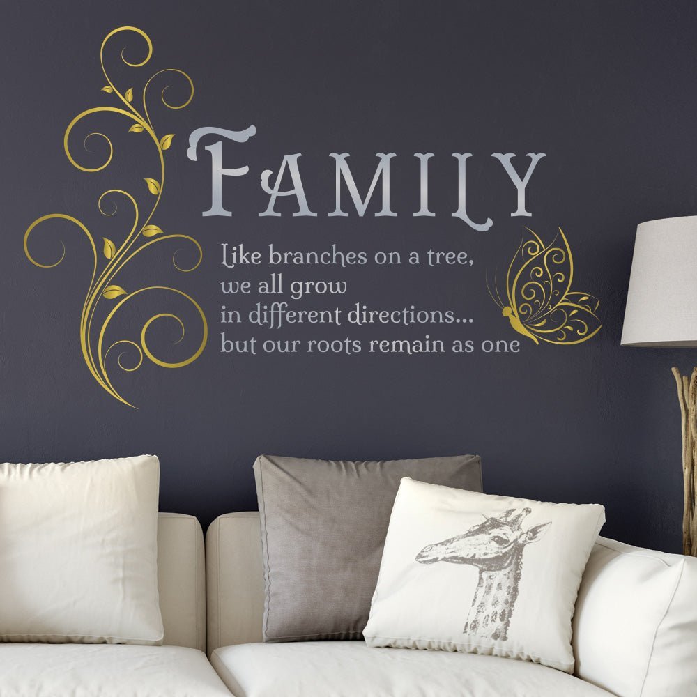 Family Wall Sticker - Roots Remain As One image 2