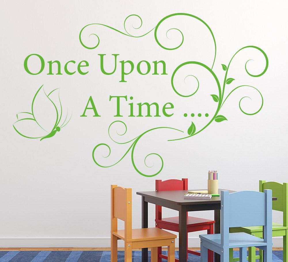 Once upon a time wall sticker image 1