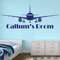 Aeroplane Wall Sticker Personalised Decal image 0