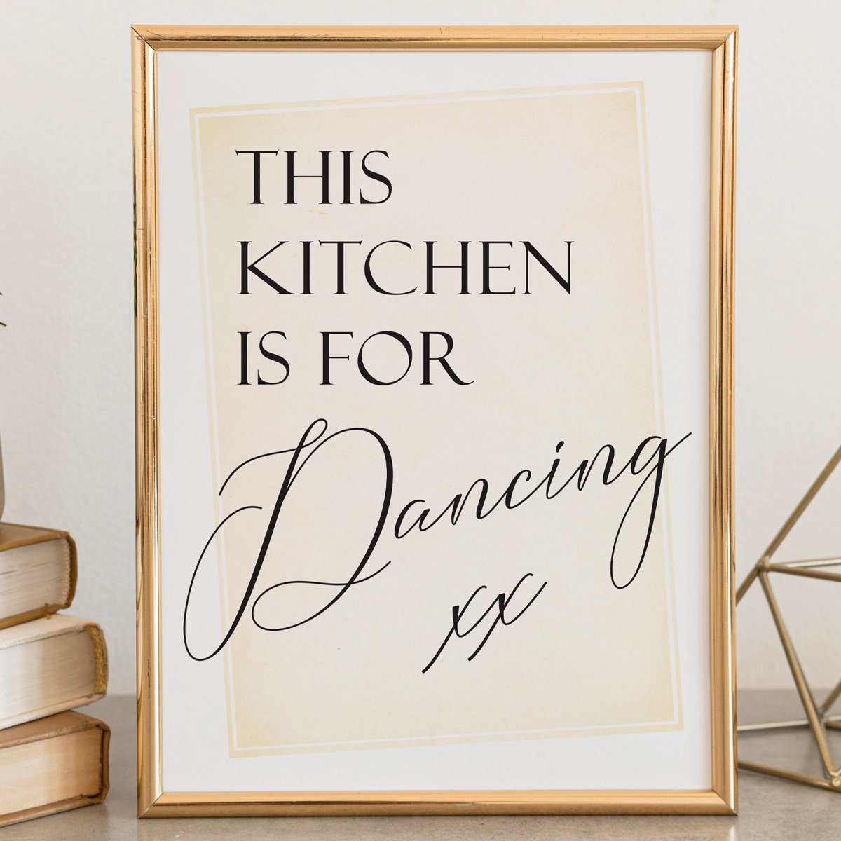 This Kitchen Is For Dancing Wall Art Print image 0