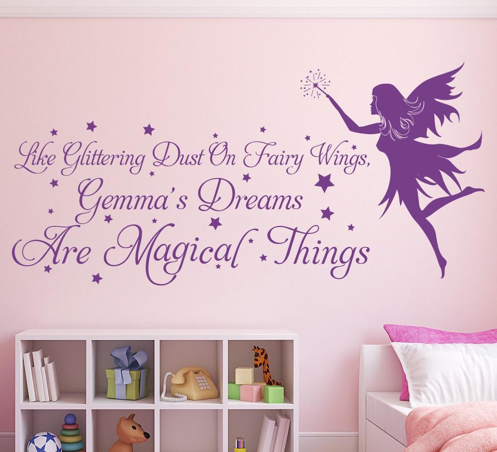Fairy Wall Sticker Dreams Are Magical Things image 2