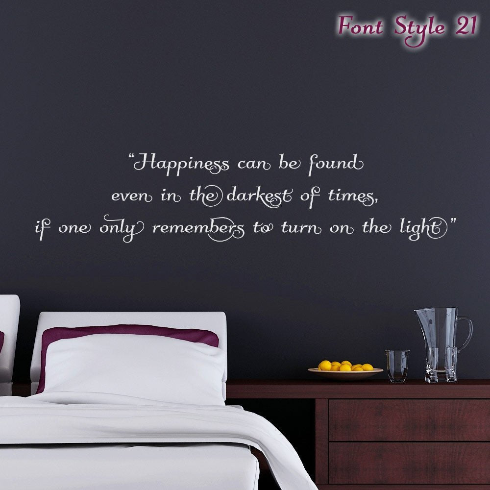 Personalised Wall Sticker Custom Text image 5