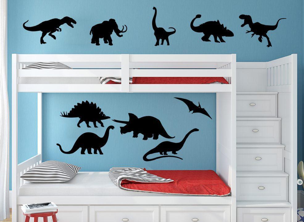 Dinosaur Bundle Wall Art Sticker Personalised image 0