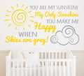 You are my sunshine Wall Art Sticker image 0