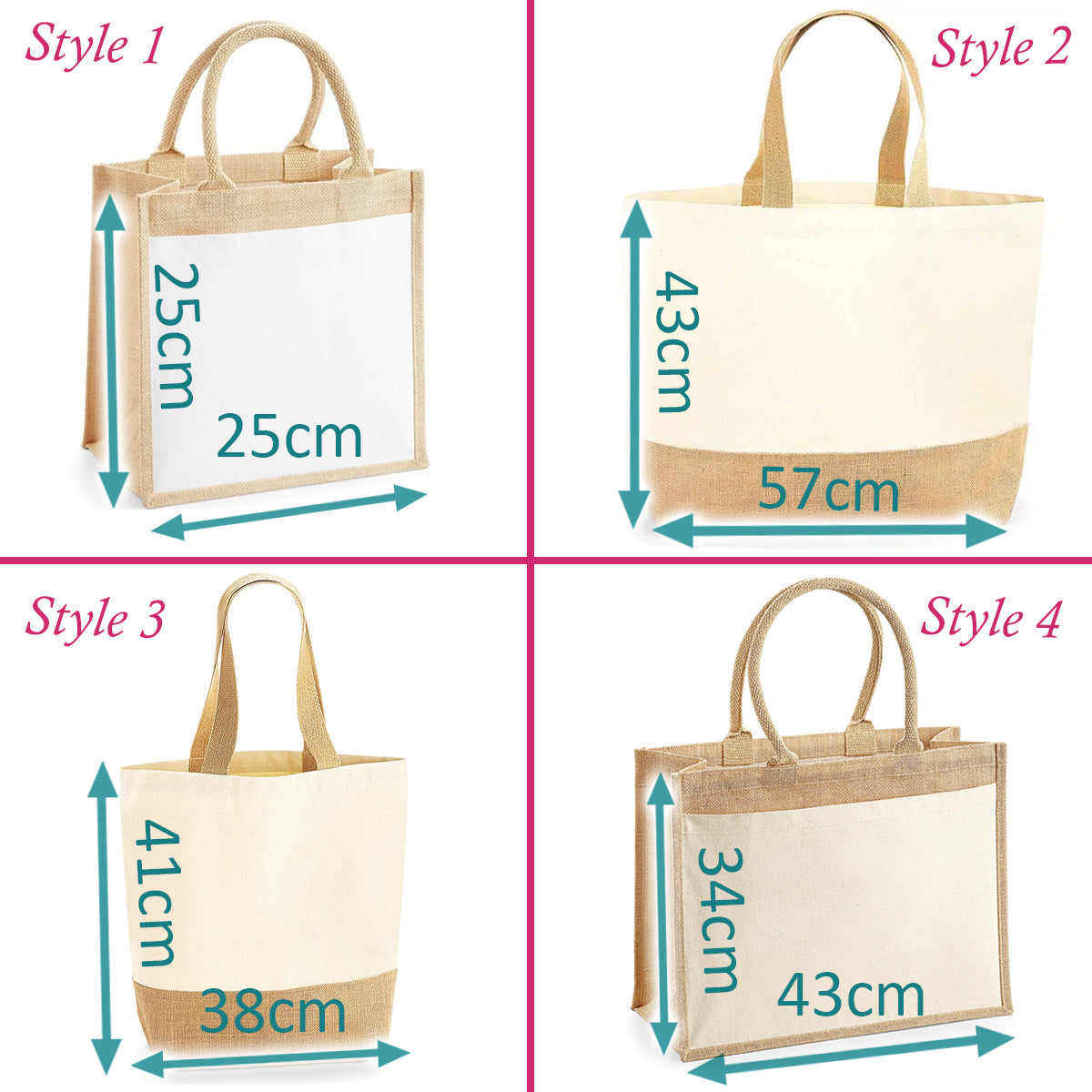 Personalised Teacher Bag - Teacher Gifts - Jute Lunch Bag - Thank You Teacher Gift - Teachers Bag