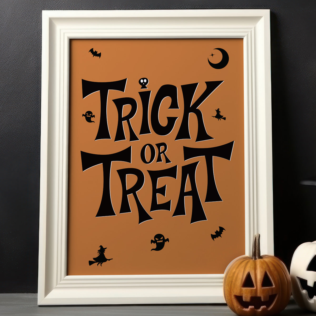 Trick or Treat - Halloween Wall Print