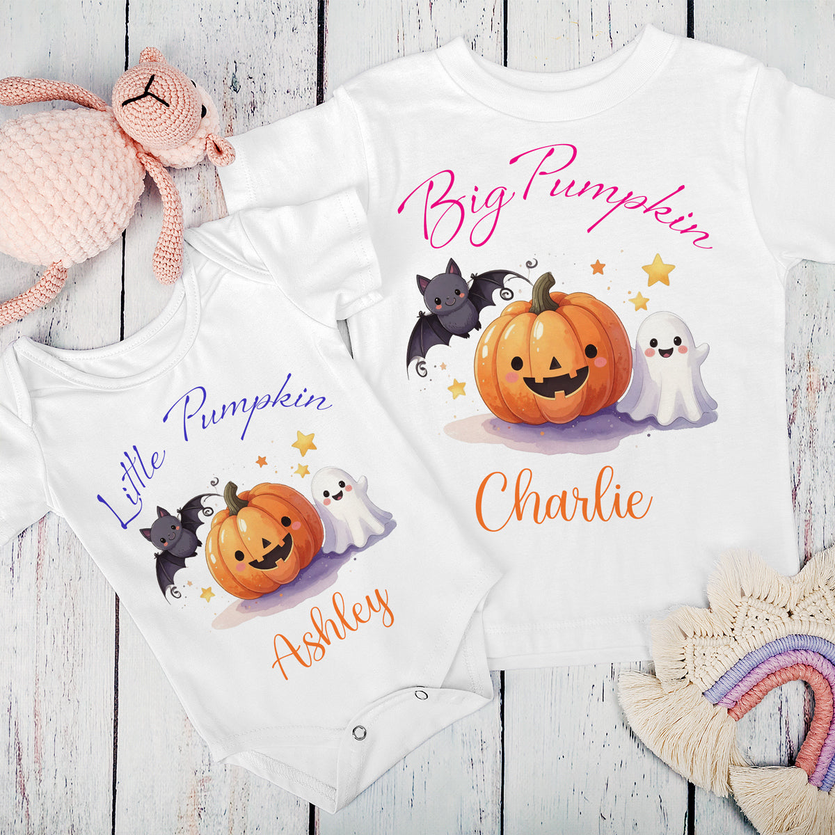 Personalised Halloween T-Shirt - Little Pumpkin