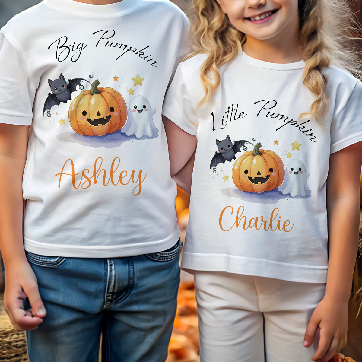 Personalised Halloween T-Shirt - Little Pumpkin