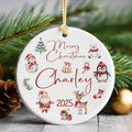 Personalised Baby's First Christmas Bauble - Ornament - Baby 1st Xmas Tree Keepsake