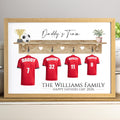 Personalised Football Family Print - Dads Team, Fathers Day Print, Dream Team, Grandad Gift