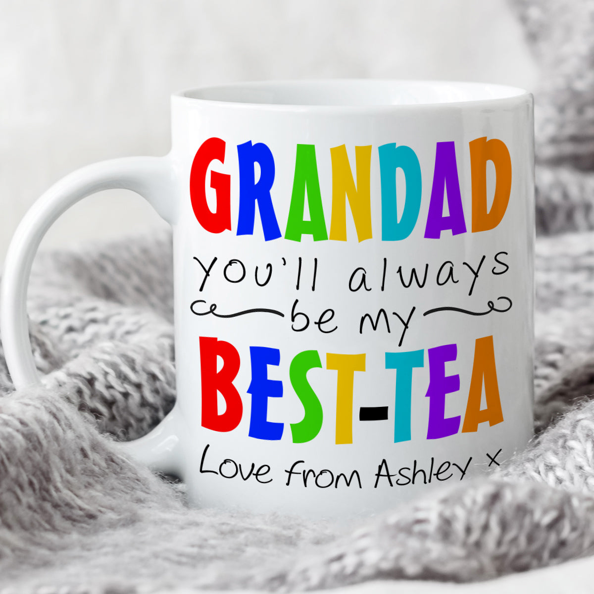 Personalised Grandad Mug - Fathers Day Best-Tea