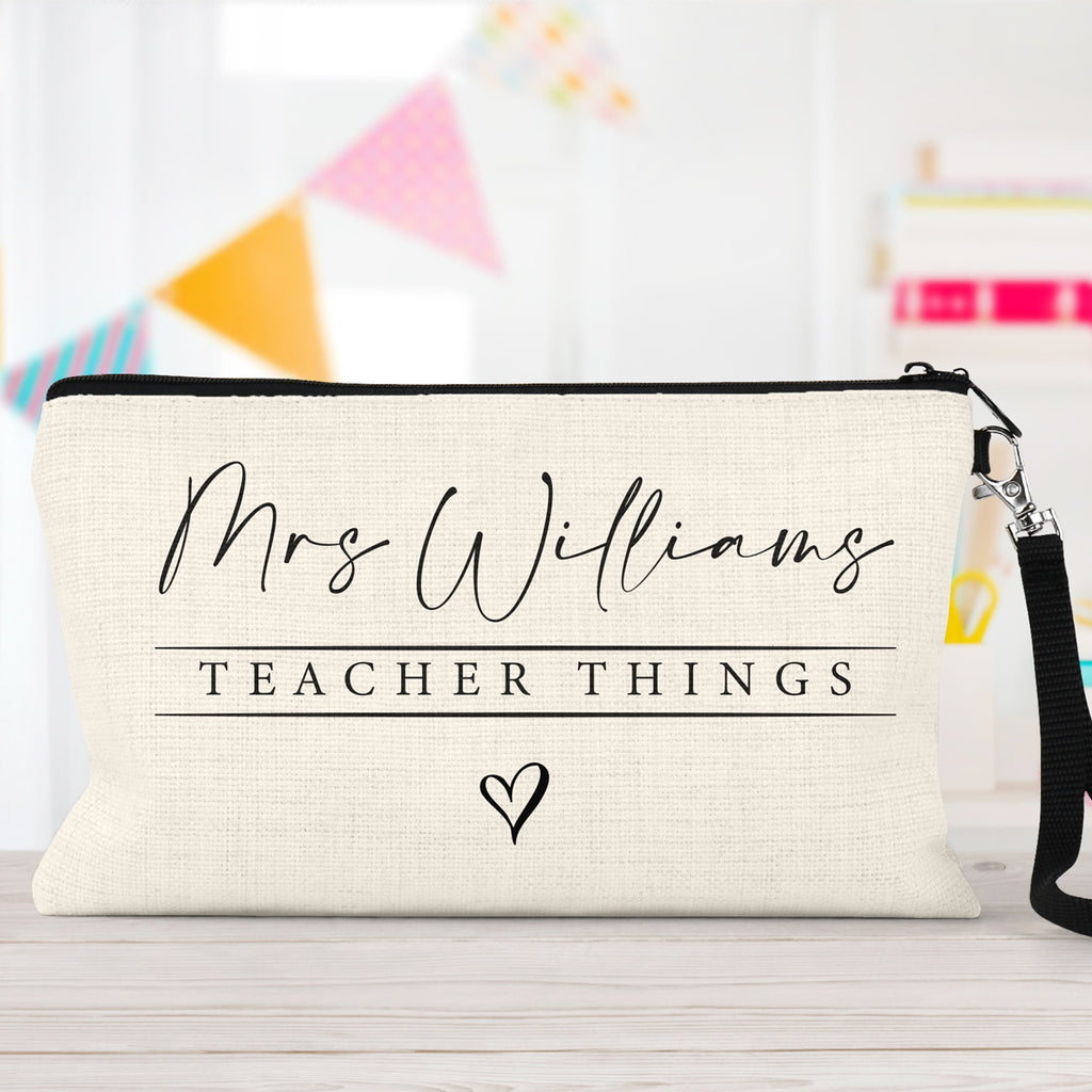Personalised Pencil Case - Teacher Things