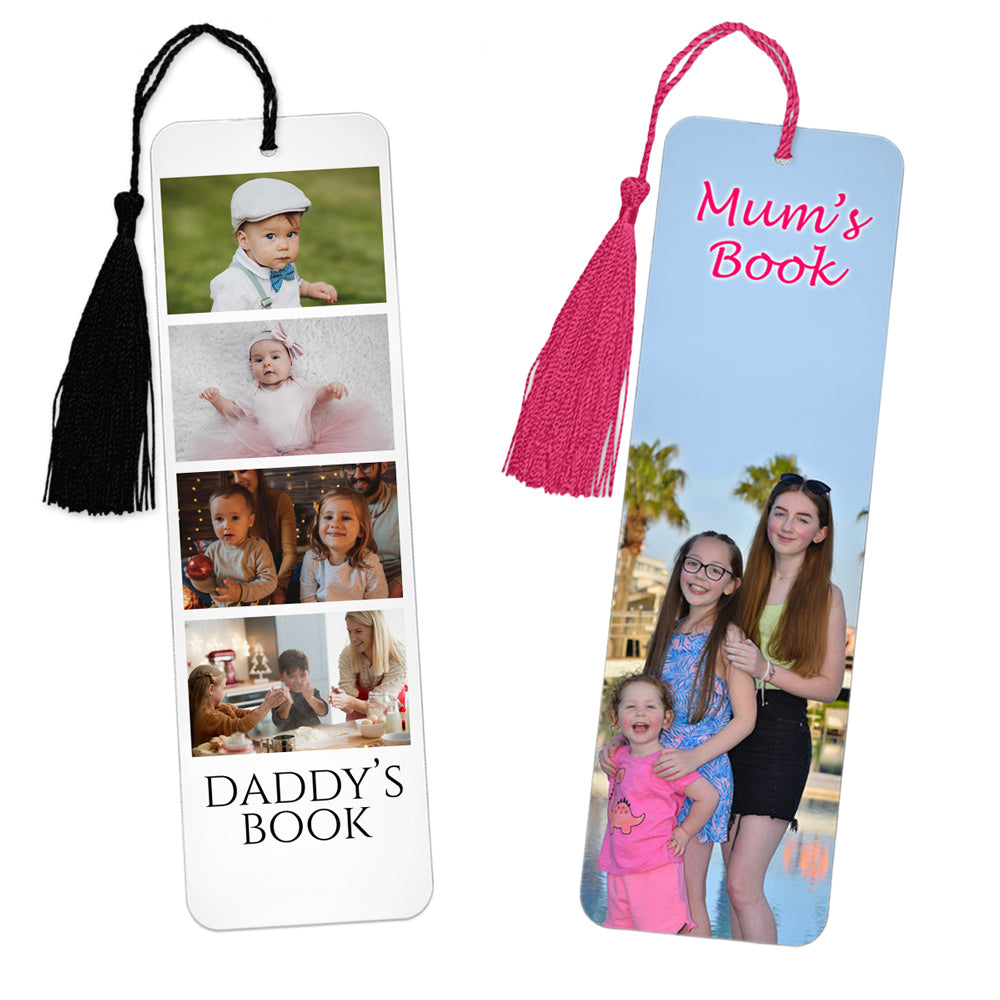 Personalised Photo Bookmark - Metal Bookmark with your own images
