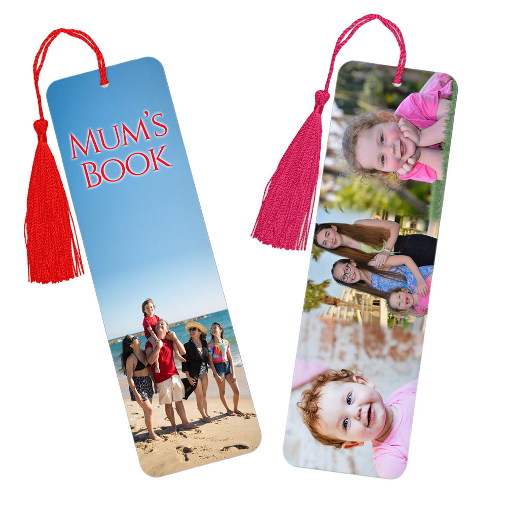 Personalised Photo Bookmark - Metal Bookmark with your own images