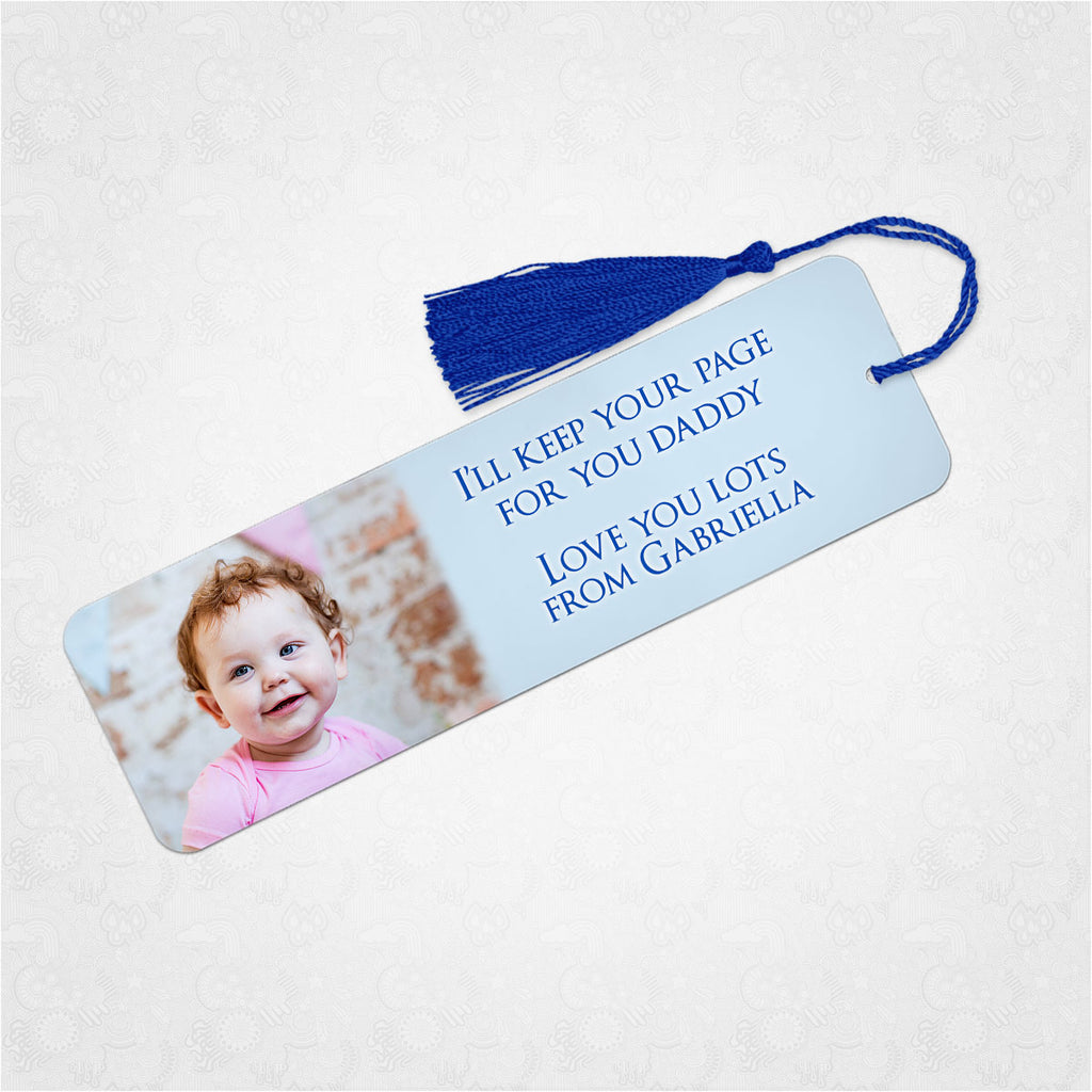 Personalised Photo Bookmark - Metal Bookmark with your own images