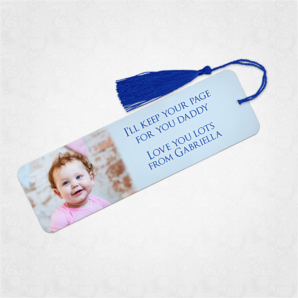 Personalised Photo Bookmark - Metal Bookmark with your own images