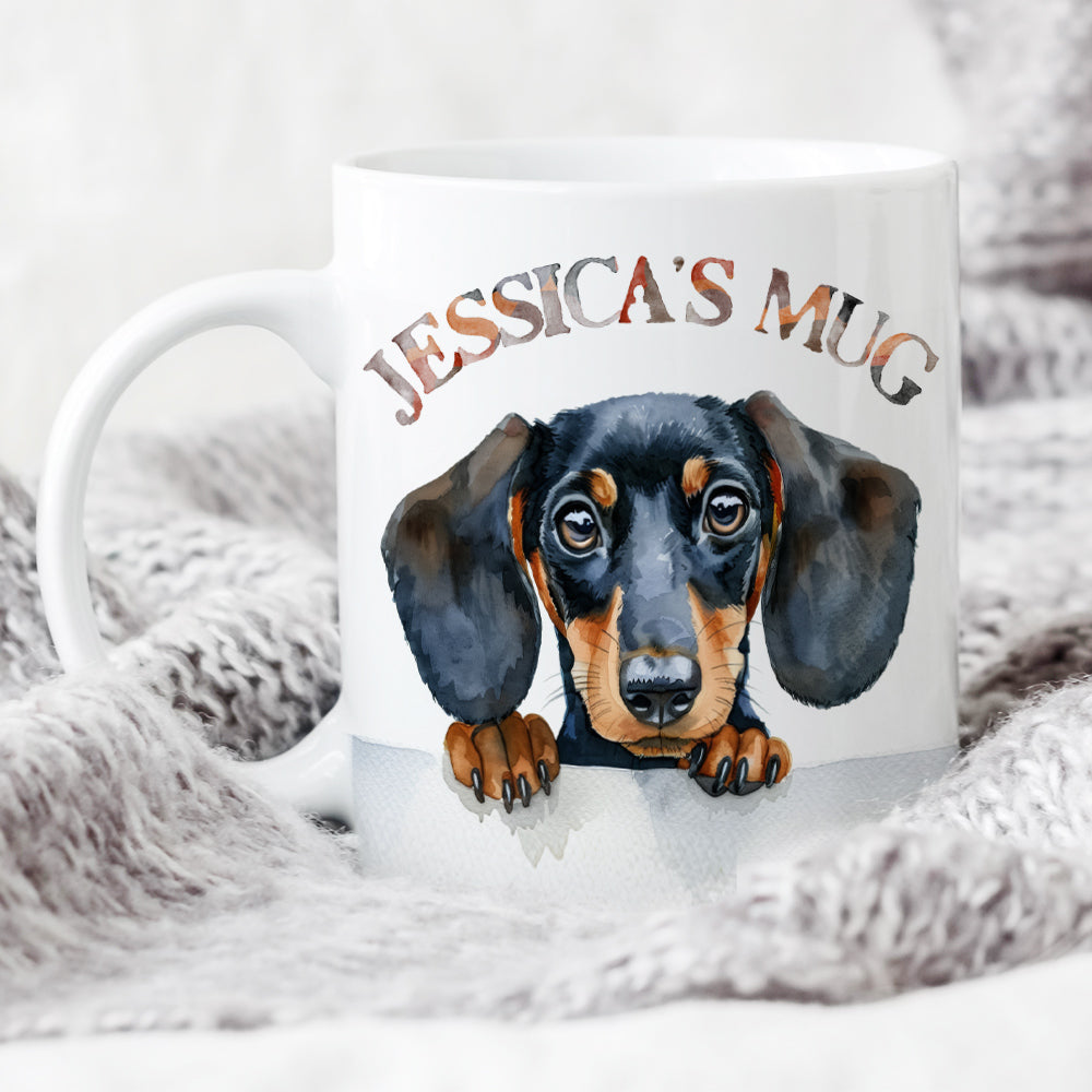 Personalised Dachshund Mug – Sausage Dog Gift