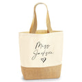 Personalised Teacher Bag - Teacher Gifts - Jute Lunch Bag - Thank You Teacher Gift - Teachers Bag
