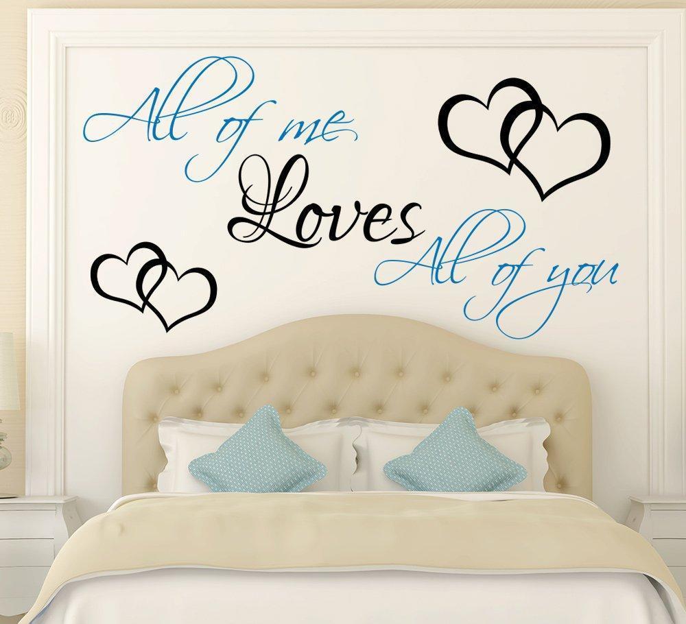 All of me Loves All of you Wall Art Sticker image 1