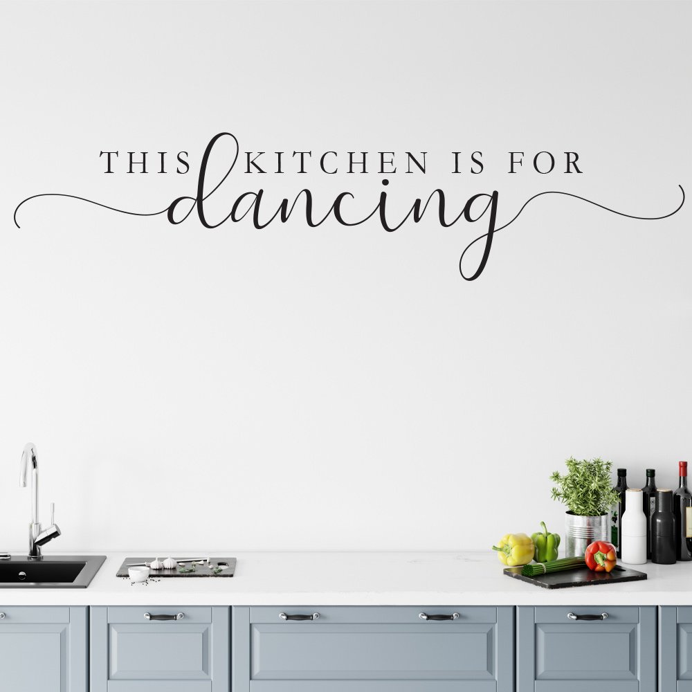Kitchen is for Dancing Wall Sticker image 0
