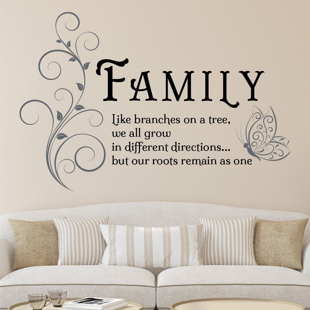 Family Wall Sticker - Roots Remain As One image 0