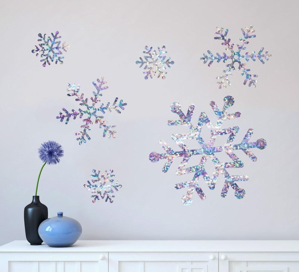 Snowflakes Christmas Wall Stickers image 0
