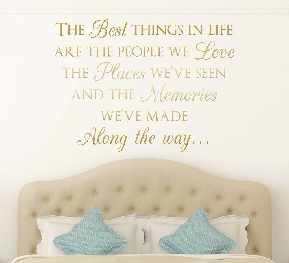 The Best Things In Life Wall Sticker image 1