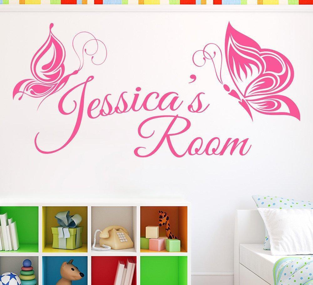 Personalised Butterflies Wall Sticker image 1