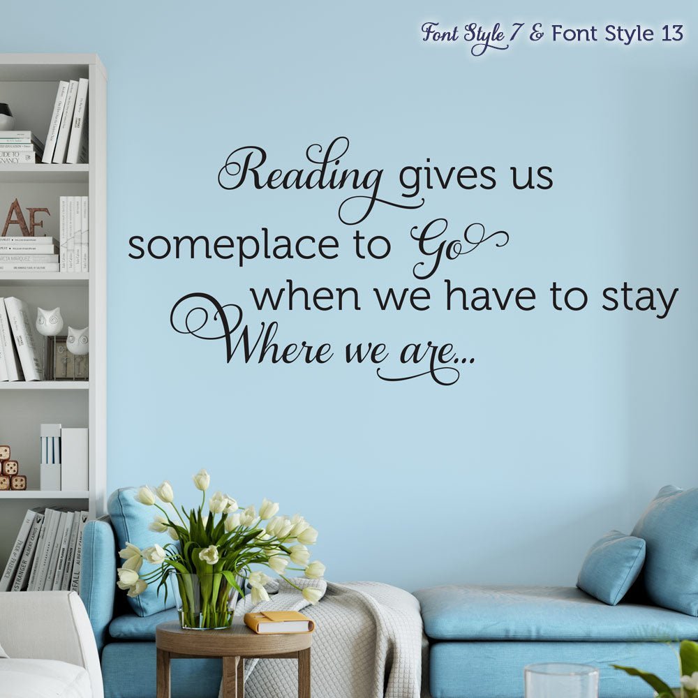Personalised Wall Sticker Custom Text image 6
