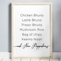 Gavin and Stacey Print – Smithy’s Takeaway Order image 0