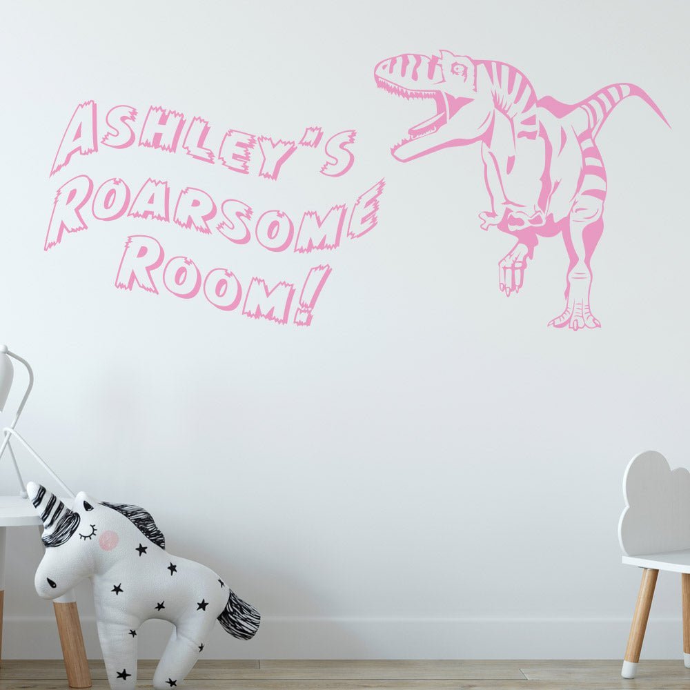 Dinosaur Wall Sticker - Personalised T-Rex Decal image 2